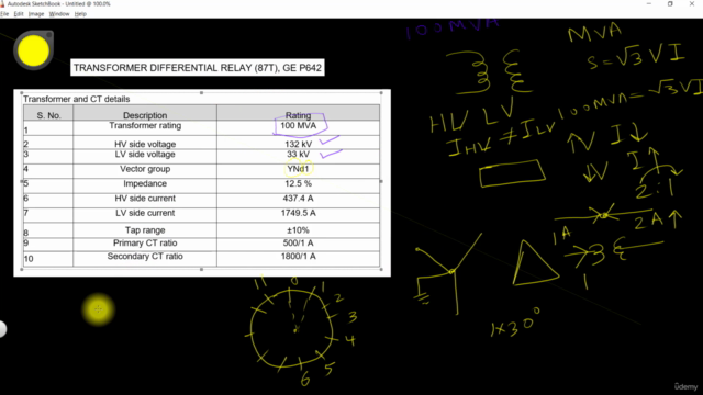Transformer Differential Protection Calculations P642 Relay - Screenshot_02