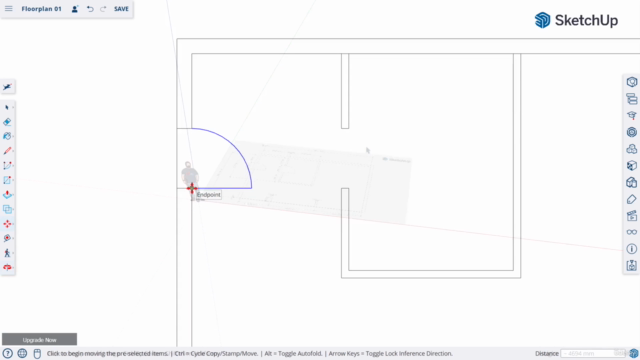 SketchUp Free - From Floor Plan to 3D Model - Screenshot_02
