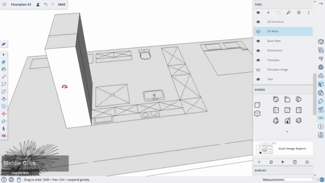 SketchUp Free - From Floor Plan to 3D Model - Screenshot_03