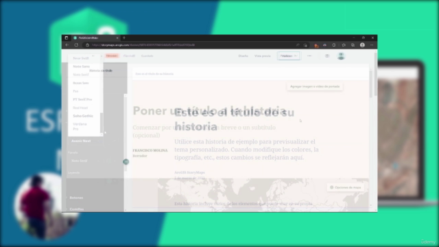 2025: Crea Dashboards y Story Maps en ArcGIS Online. – Screenshot 1