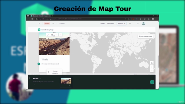2025: Crea Dashboards y Story Maps en ArcGIS Online. – Screenshot 2