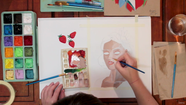 Técnicas de ilustración, lápiz de color, marcadores, gouache – Screenshot 4