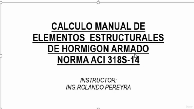 Curso de Hormigón estructural ACI 318-14 – Screenshot 1
