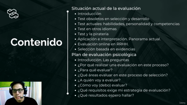 Curso. Evaluación psicológica en Selección. Nivel básico – Screenshot 1