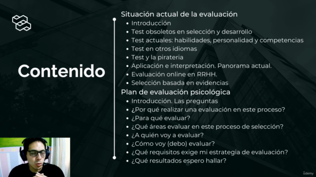 Curso. Evaluación psicológica en Selección. Nivel básico – Screenshot 3