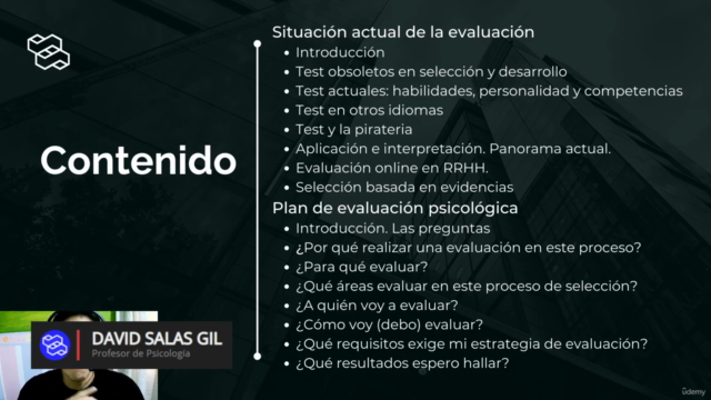 Curso. Evaluación psicológica en Selección. Nivel básico – Screenshot 4