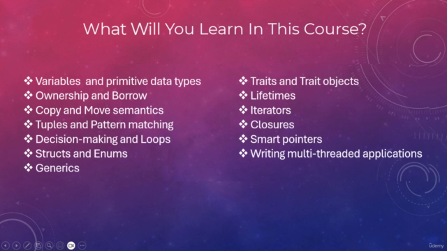 Master The Rust Programming Language : Beginner To Advanced – Screenshot 2