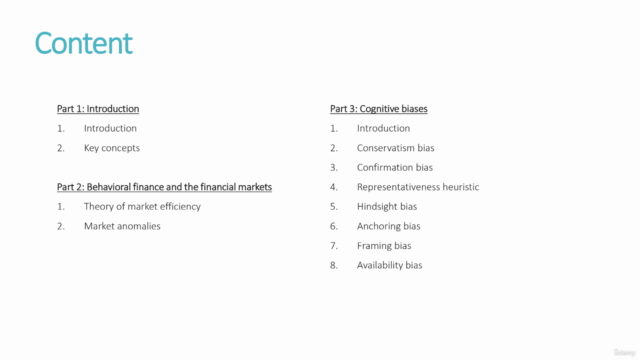 Behavioral Finance: Mastering Cognitive and Emotional Biases – Screenshot 1