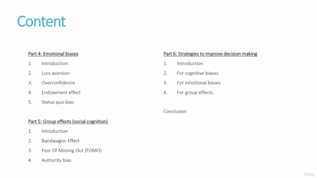 Behavioral Finance: Mastering Cognitive and Emotional Biases – Screenshot 2