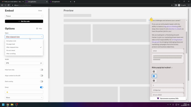 Kurs formularze bez kodowania – Tally i Typeform – Screenshot 1
