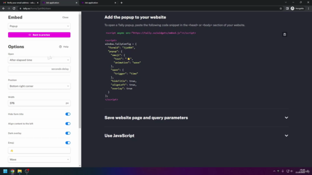 Kurs formularze bez kodowania – Tally i Typeform – Screenshot 2