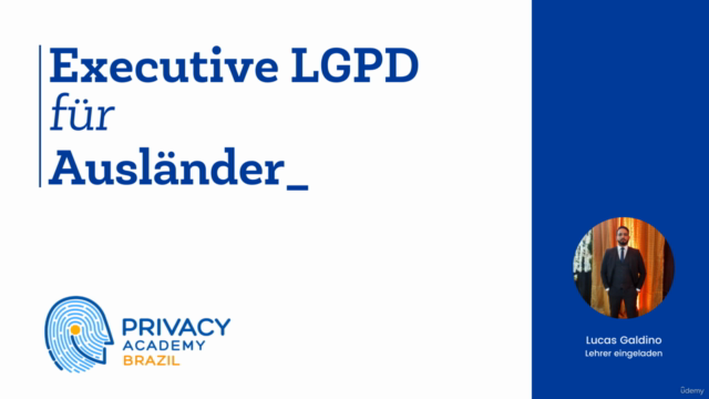 Executive LGPD für Ausländer – Screenshot 1