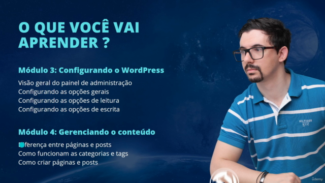 Primeiros passos com WordPress – Screenshot 2