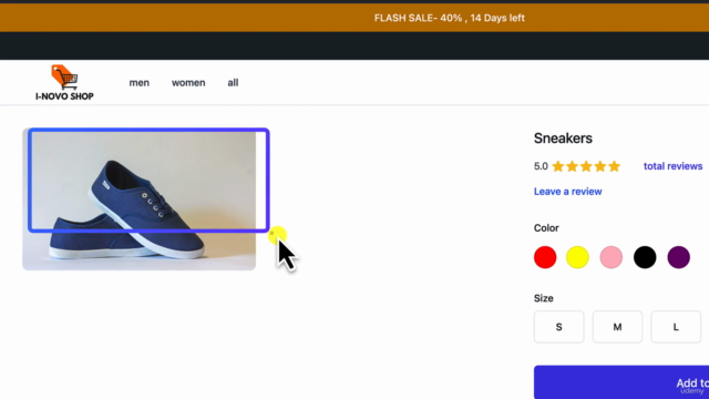 MERN Stack E-commerce Project: Part 2: Frontend Only – Screenshot 2