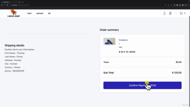 MERN Stack E-commerce Project: Part 2: Frontend Only – Screenshot 4