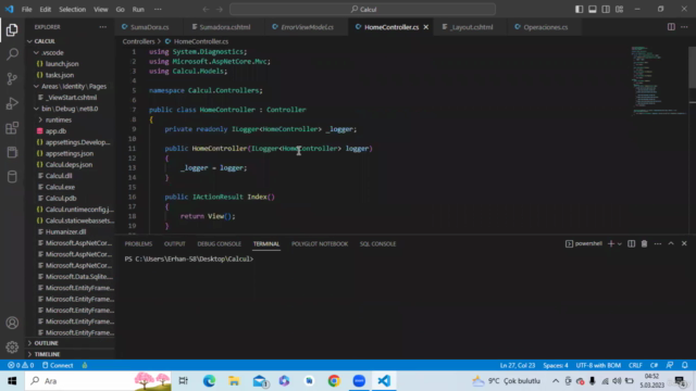 Visual Studio Code Asp.Net Core Mvc Hesap Makinası Yapımı - Screenshot_01