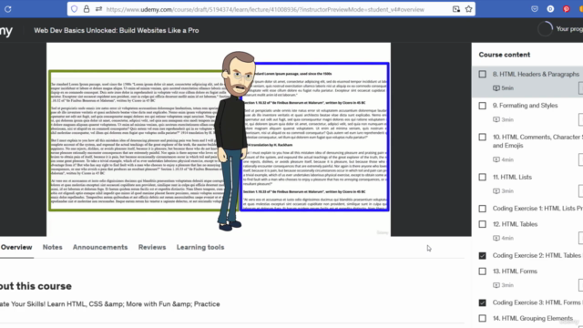 Web Dev Basics Unlocked: Learn HTML5, CSS3 and more – Screenshot 2