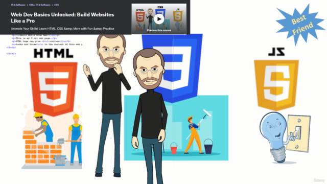 Web Dev Basics Unlocked: Learn HTML5, CSS3 and more – Screenshot 4