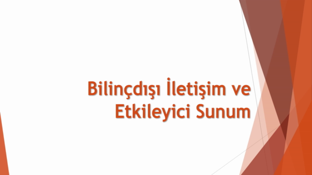 Bilinçdışı İletişimle Etkileyici Sunum – Screenshot 1