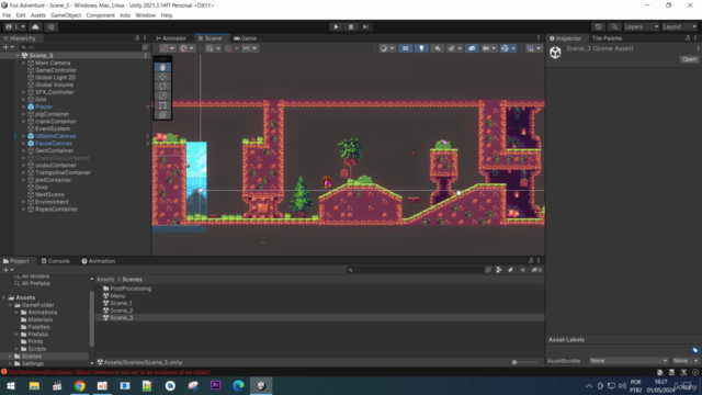 Unity 2D jogo de plataforma completo – Screenshot 2