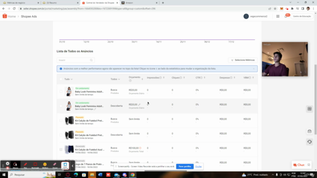 Aprenda Vender do zero na Shopee + Mercado Livre + Amazon – Screenshot 1