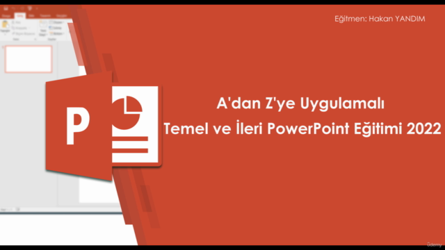 Microsoft PowerPoint 2016 Sıfırdan Uzmanlığa Uygulamalı Kurs – Screenshot 1