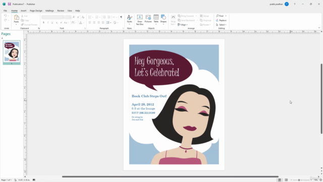 Learning Microsoft Publisher from Scratch - Screenshot_01