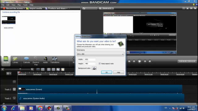 Professional montage using Camtasia studio. – Screenshot 4