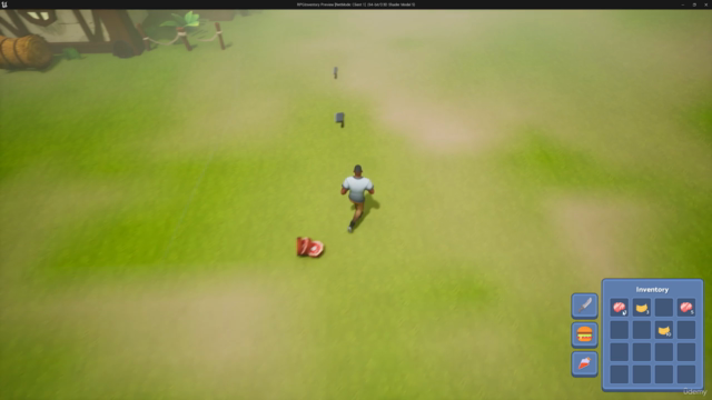 Simple Inventory System - Unreal Engine 5 Multiplayer (2024) – Screenshot 1