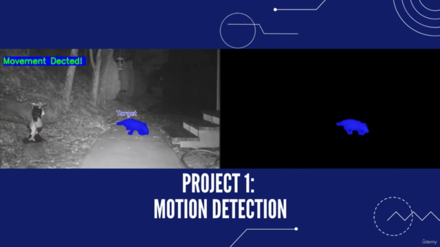 Motion Detection using Python and OpenCV – Screenshot 1