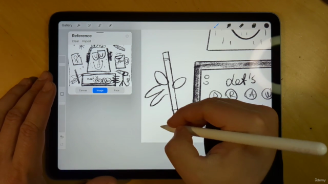 Mid-Century Styled Character Illustration in Procreate – Screenshot 3