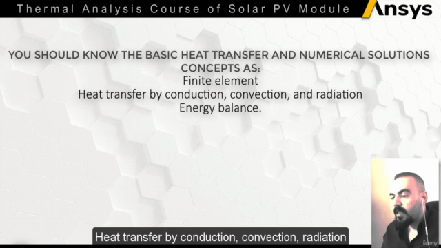 ANSYS Thermal Analysis Course of Solar PV Module – Screenshot 3