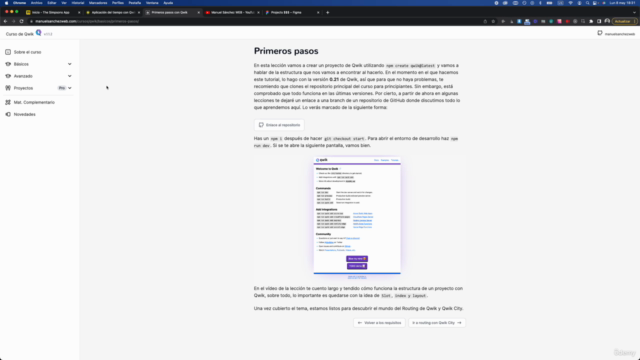 Curso Intermedio-Avanzado de Qwik en español – Screenshot 1