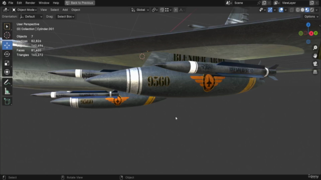 Make a Cinematic Jet Fighter Animation In Blender - Screenshot_01