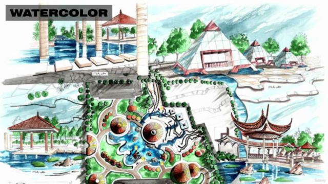 All Water color techniques- All Manual Rendering – Screenshot 1