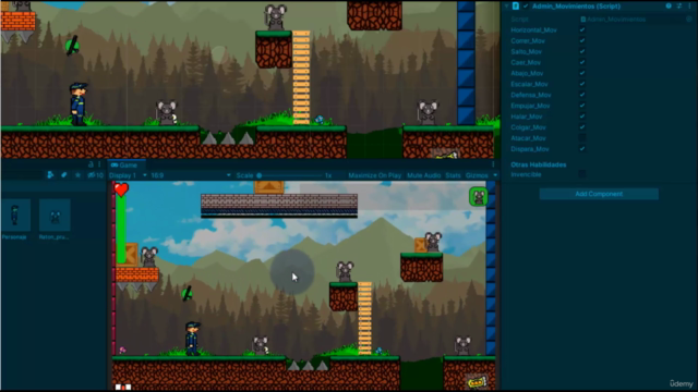 Aprende Unity 2D Videojuegos Personajes Enemigos Escenarios – Screenshot 1