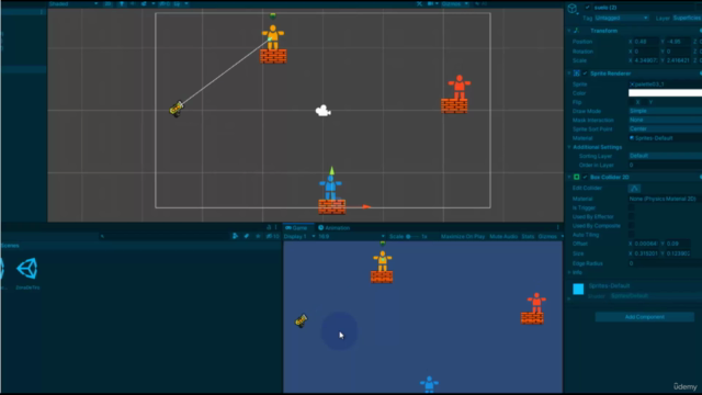 Aprende Unity 2D Videojuegos Personajes Enemigos Escenarios – Screenshot 2