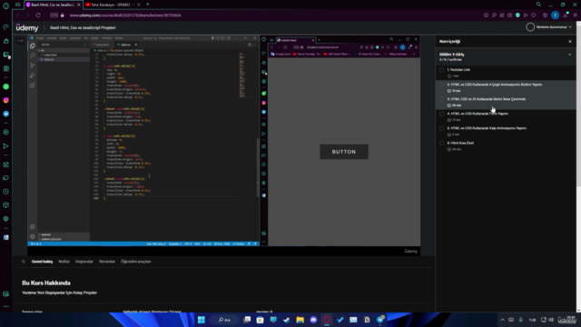 Basit Html, Css ve JavaScript Projeleri – Screenshot 1