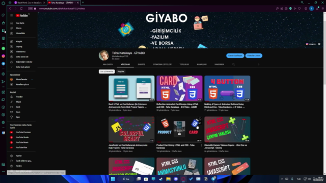 Basit Html, Css ve JavaScript Projeleri – Screenshot 4