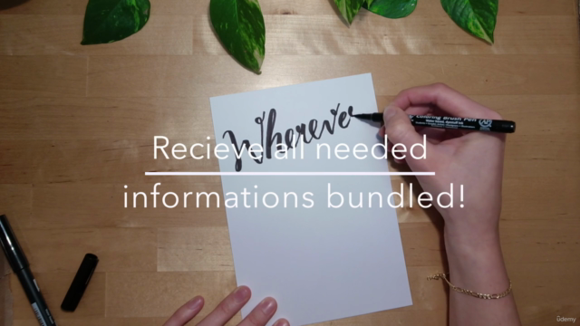 Hand lettering for beginners - modern brush pen calligraphy – Screenshot 1
