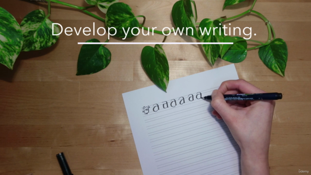 Hand lettering for beginners - modern brush pen calligraphy – Screenshot 2