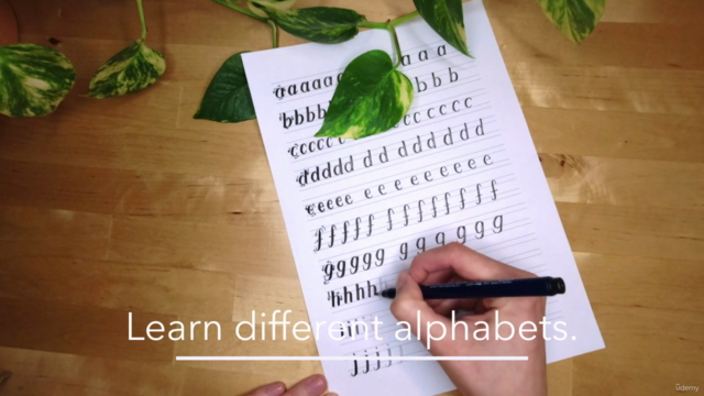 Hand lettering for beginners - modern brush pen calligraphy – Screenshot 3