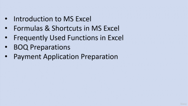Application of MS Excel for Construction Professinals – Screenshot 4