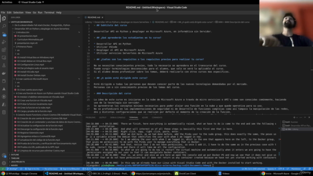 Desarrollar API en Python y desplegar en Azure Serverless – Screenshot 1