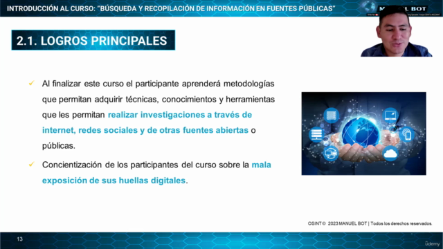 SOCMINT BÁSICO. Aprende a realizar OSINT en Redes sociales – Screenshot 1