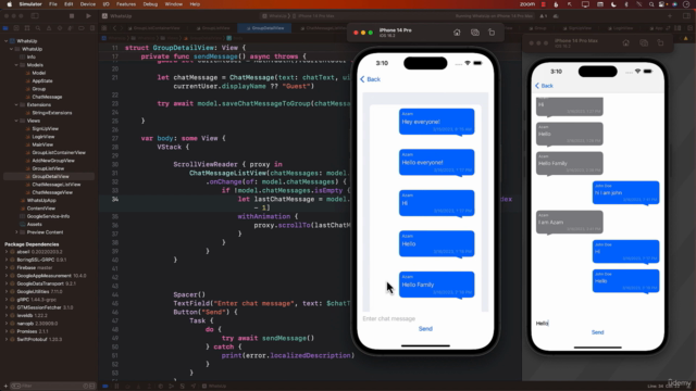 Build Real-Time Chat App with SwiftUI & Firebase - Screenshot_02