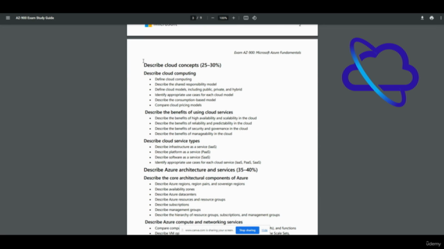 Microsoft Azure Fundamentals: Describe Cloud Concepts Module – Screenshot 1