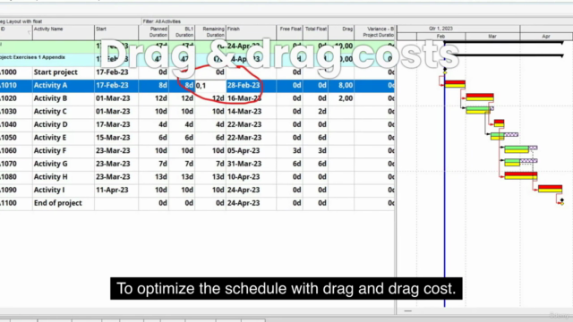 Primavera P6: Optimizing planning with drag and drag cost. - Screenshot_03