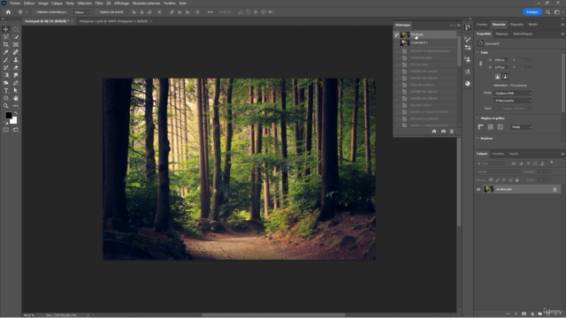 La création de lumières et ombres dans Adobe Photoshop – Screenshot 2