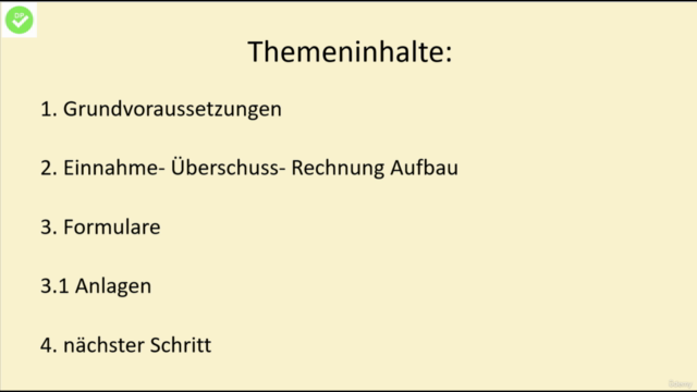 Einnahme-Überschuss-Rechnung EÜR für das Finanzamt erstellen – Screenshot 1